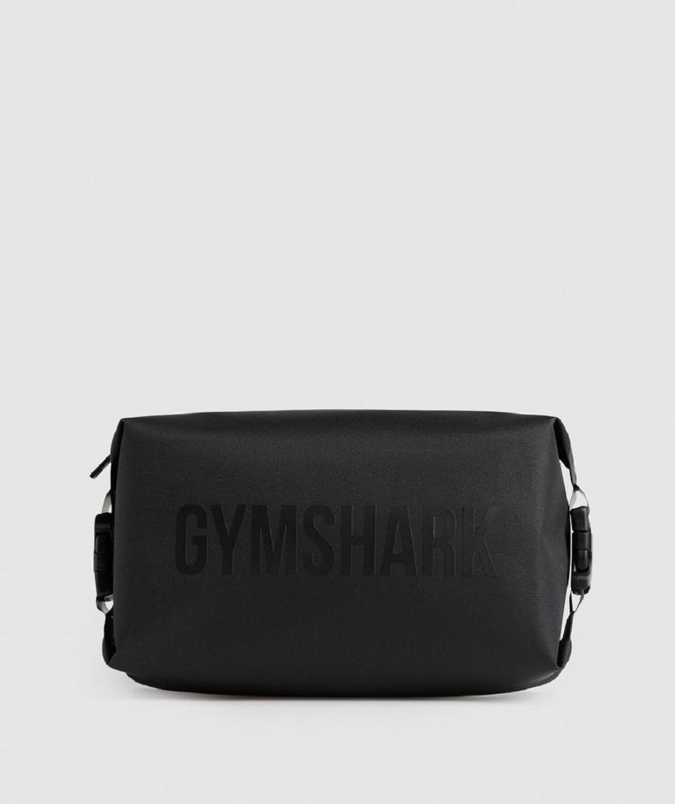 Gymshark X-Series Toiletry Bag Ženske Torbe Crne | HR 4303MQZ